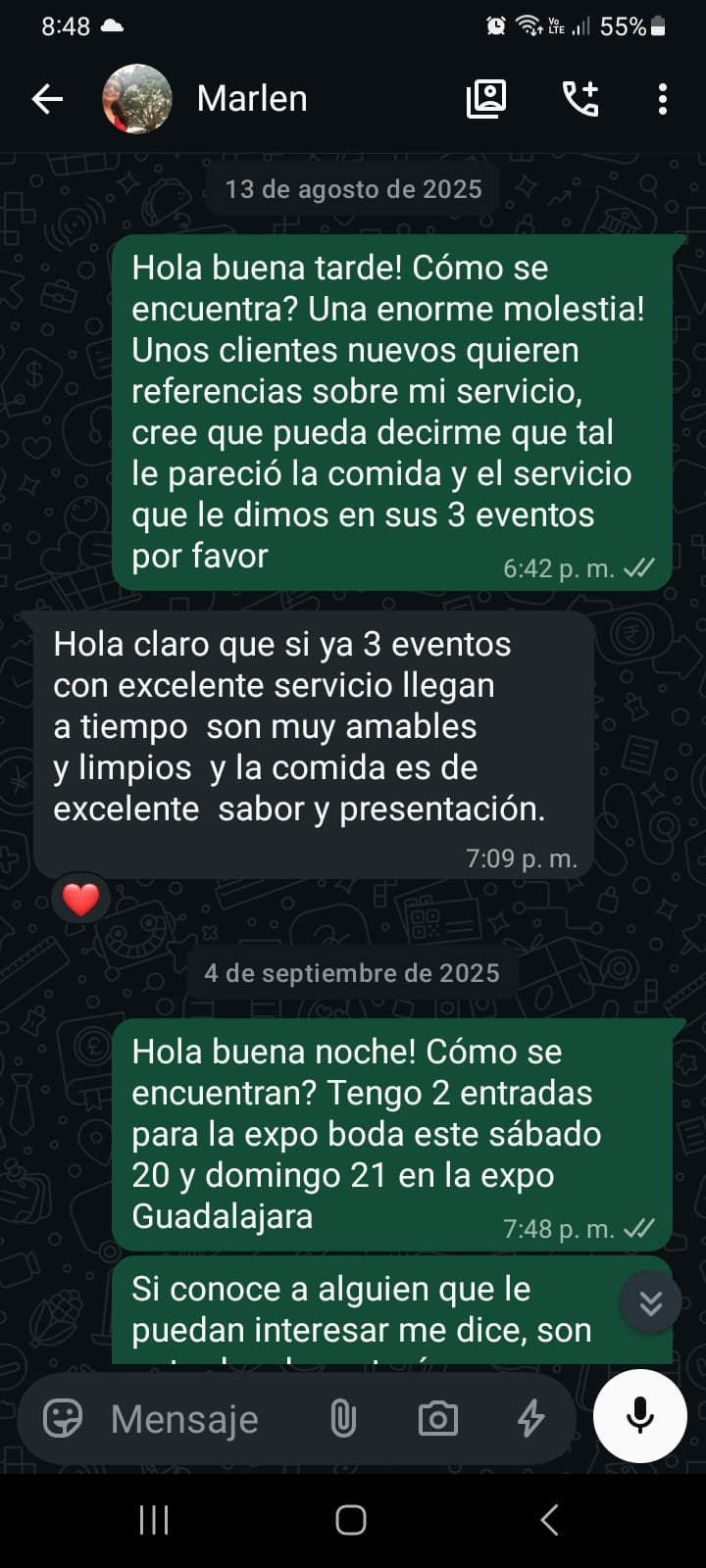 Comentario cliente 1