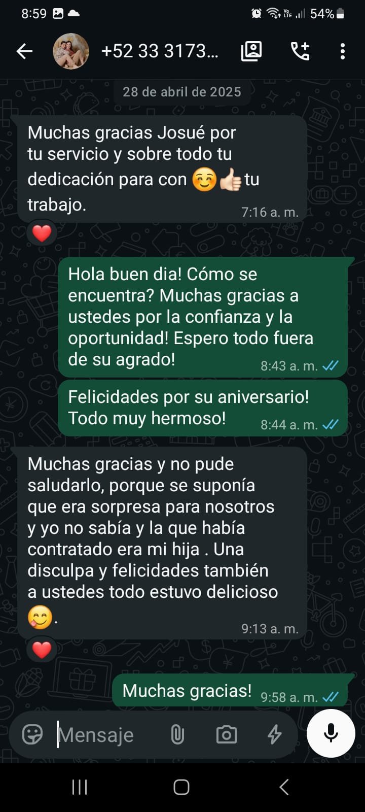 Comentario cliente 3